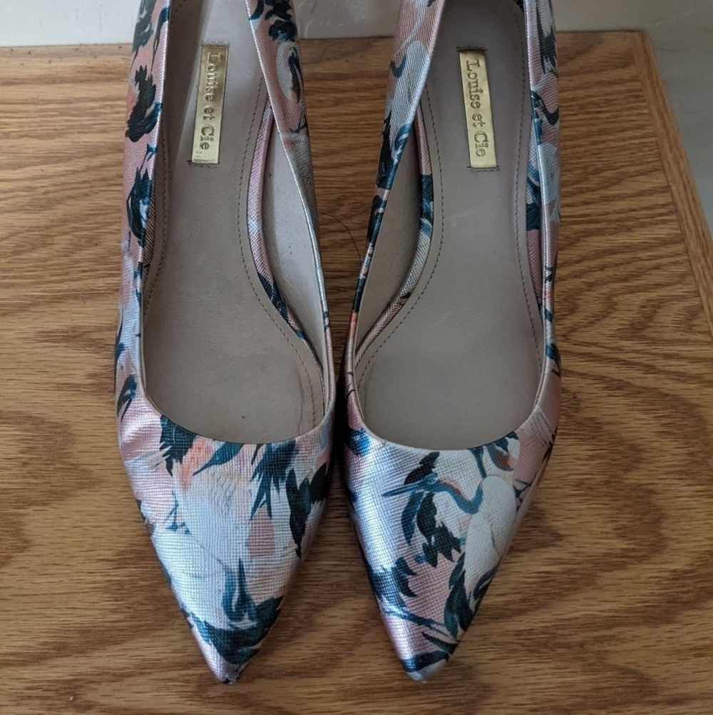 Louise et Cie Floral Pumps - Picture 3 of 4